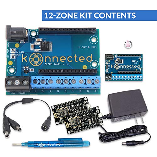 Konnected Alarm Panel Wired Alarm System Conversion kit (12 Zone Kit)