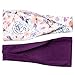 Maven Thread Asana Women's Sports Running and Yoga Headbands - Wide 4 Thick Non-Slip Sweatbands for Exercise, Gym, and Athletic Workouts, 2 Pack
