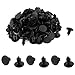 uxcell 100pcs 8mm Plastic Fastener Rivet Clips Bumper Shield Retainer Auto Body Clips
