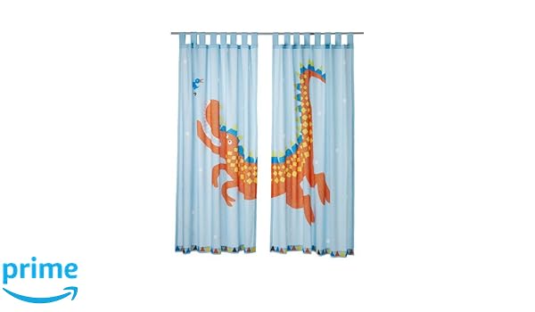 Ikea Heltokig Pair Of Curtains 2 Panels Light Blue 47 X 69 Mobel
