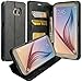 Samsung Galaxy Note 7 Case - Wydan Leather Wallet Style Case Folio Flip Foldable Stand 2 Card Slot Credit Card Book Style Billfold Pocketbook Cover - Black