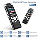 Voice Recorder - Noise Cancelling Audio Recorder - Packs 8GB Memory - Double Microphone for HD Sound Recording Metal Casing Dictaphone