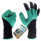 Garden Genie Gloves, Inf-way Right Hand Claws Gardening Gloves, Quick & Easy to Dig & Plant, Safe for Rose Pruning - As Seen On TV (Right Hand Claw 1 pair)