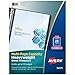 Avery Clear High-Capacity Sheet Protectors, Hold 50 Sheets, Heavyweight, 25 Multi Page Protectors (74171)