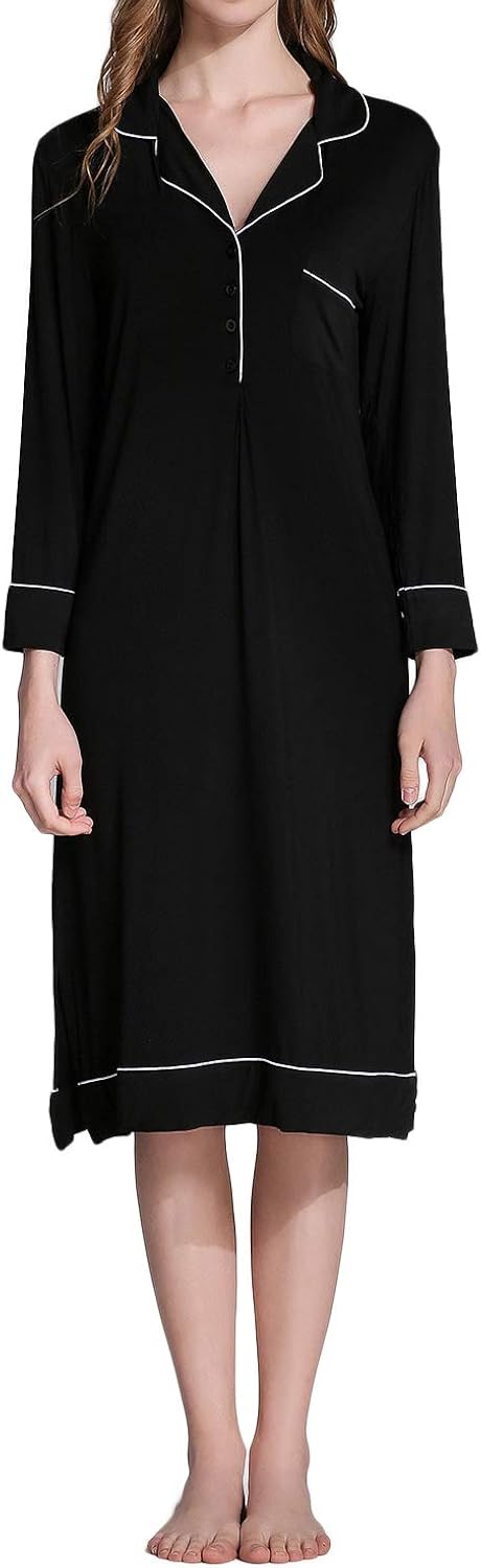 plain night gowns