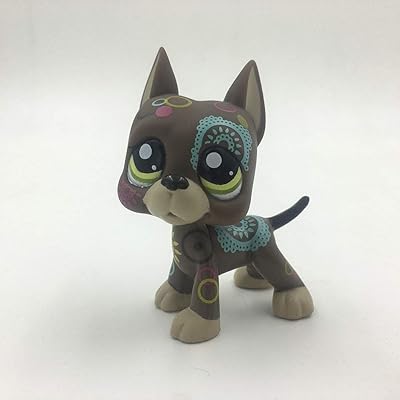 Lpis # 1439 Larawan ng Pagkilos Kayumanggi Mahusay na Dane Tattoo Dog