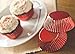 Fox Run Red Foil Muffin and Cupcake Liners, Set of 32, Standard Size Wrappers