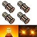 BlyilyB 12V-24V 1156 BA15S 1141 1073 7506 1003 Car Turn Signal Tail Blinker LED Bulbs Extremely Bright Amber/Yellow