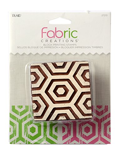 Fabric creations block printing stamps, 27213 medium he…