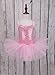 TiaoBug Girls Sequined Camisole Ballet Dance Tutu Dress Sweetheart Leotard Pink Tutu 5-6