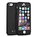 iPhone 5S Case, iPhone 5 Case, iPhone SE Case, VANSIN 360 Full Body Protection Hard Slim Case with Tempered Glass Screen Protector for Apple iPhone 5 5S SE (4.0-inch) - Black