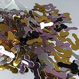 HAWORTHS Mini Plastic Penis Table Confetti Scatters for Hen Night Bachelorette Party Decoration Naughty Favor Gag Gift (Gold + Silver + Black) 3 pack