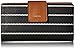 Fossil Women's Logan PVC Tab Wallet, Black/White