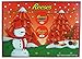 2019 Reese's Holiday Countdown Christmas Advent Calendar with Reese's Peanut Butter Cups and Candy Pieces, 1.76 oz