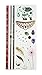 Atia Premium Metallic Temporary Tattoos - 75+ Designs in Gold & Silver Fake Tattoos - Shimmer Jewelry Henna Tattoo - Wrist & Arm Bands Tattoo Temporary, (10 Pattern Options)