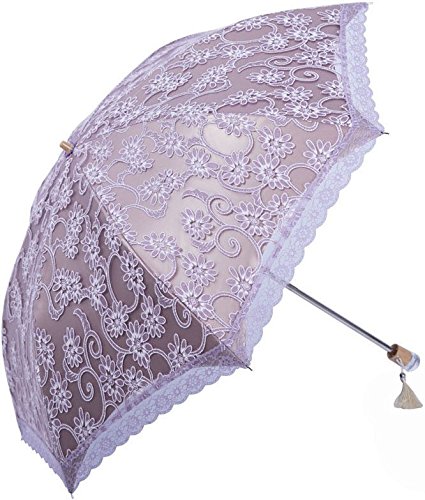 Nicecho UPF 50+ Fashion Lace Umbrella - Sun Protection