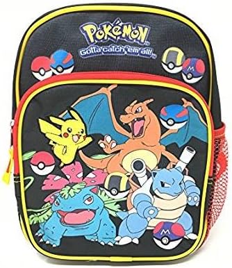New Nintendo Pokemon Go Pikachu &amp; Friends Boys &amp; Girls 10" Mini School Backpack