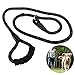 UEETEK Dog Slip Leash Reflective Durable Training Rope Sponge Handle Control P-Leash for Running Walking Hiking