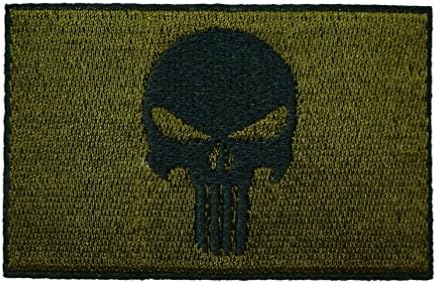Lot of 2 Pieces, The Punisher Iron On Embroidered Patch