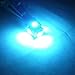 YITAMOTOR 10 PCS T10 Wedge 5-SMD 5050 Ice Blue LED Light Bulbs W5W 2825 158 192 168 194 12V DC