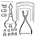 ARTMAN INSTRUMENTS Rubber Dam Kit – Includes 12 Anti-Reflection Clamps, Punch Plier, Dental Isolation Tools, and Endodontic Supplies