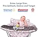 2-in-1 Baby Shopping Cart Cover and High Chair Protector - Germ-Protecting Seat Covers for Grocery Carts, Restaurant High-Chairs - Universal, Soft, Safe - Travel Gear for Babies, Infants
