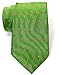Retreez Green Christmas Woven Men's Tie with Christmas Candy Canes Pattern