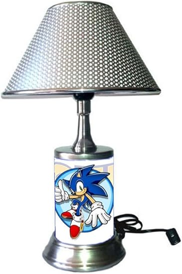 sonic the hedgehog lampara con cromado sombra