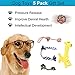 Lylyzoo Dog Chew Toy, Dog Rope Toy, Durable Interactive Cotton Toys Dental Health Teeth Cleaning for Small to Medium Dog