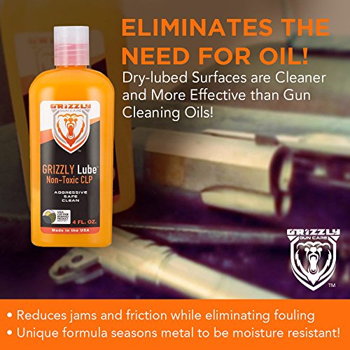 Grizzly Lube CLP AllinOne Gun Cleaner, Lubricant, & Protectant USDA Certified BioBased
