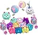 Pikmi Pops Surprise Pikmi Flips (Reversible Scented Plush) Cotton Candy Series Gift Set Bundle with Bonus Matty's Toy Stop Storage Bag - 2 Pack