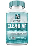 Prime Point Scientific CLEAR AF: Best Acne Fighter Advanced Complexion Formula for Clear Skin for Teens and Adults With Mild to Moderate Acne, Cystic Acne and Hormonal Acne on Face and Back, 100 Tabs