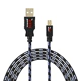 EZOPower 10 feet Braided Jacket USB Data Cable GoPro Hero 4, Hero 3, Hero 3+, Hero, Silver, Black, White, All Edition - Tangled Free Brand: EZOPower
