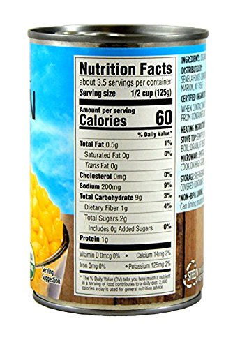 Red Belle Farms Organic Whole Kernel Corn, 15 oz (425 g)