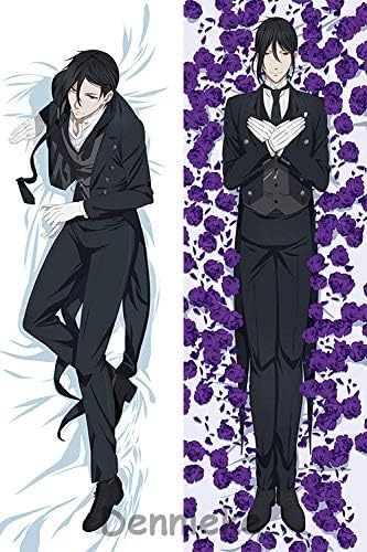 Dennieke Kuroshitsuji Sebastian Michaelis 160cm(62.9in) 2 Way Tricot Pillowcases