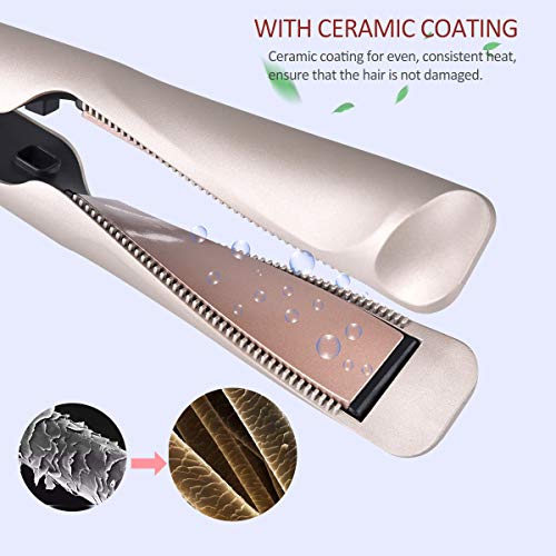 Funkprofi Hair Straightener Curling Iron 2 in 1 Tourmaline Ceramic Twisted Flat Iron,13 Adjustable Temperature for All Hair Types with LCD Digital Display & Auto Shut-Off - Thumbnail 3