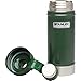 Stanley Classic Vacuum Water Bottle, Hammertone Conifer, 18 oz