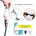 BMBZON Pet Shower Sprayer Pet Bathing Tool Multi-Functional Bath Hose Sprayer and Scrubber in One, Dog Cat Grooming Bath Massager Adjustable Handheld Sprayer Shampoo Brush Indoor and Outdoor Use