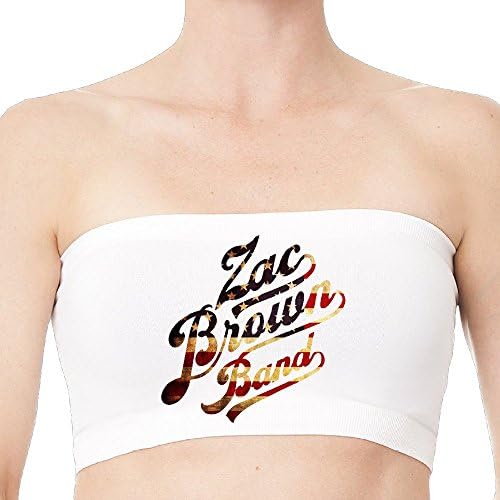 Zac Brown Band Fashion Sexy Seamless Wrapped Chest Chest Wrapped For Women Underwear One Size White