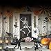 Halloween Decor, Vampire Spider Collection Horror Skeleton Spider Prank Props with Vivid Red Eyes for Indoor Outdoor Scary Halloween Yard Decorations Realistic Araneid Hallowmas Party Supplies