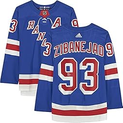 Mika Zibanejad Signed Home Jersey
