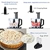 Food-Processor-Food-Mixer-and-Processor-Multifunctional-Kitchen-Food-Blender-Vegetable-Chopper-Grinder-with-Egg-Whisk-TopStrong-1100W-32L15L Food Processor, TopStrong 11-in-1 food processor and blender with Chopping Blending Kneading Grinding Whisking Juicing…