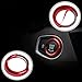 Thor-Inst 1 PC Start Stop Button Ring Push Button Ignition Switch Decor Frame Cover Trim Sticker for BMW 1 2 3/GT3 4 New X1 Series F30 316i 320i 328i F20 116i 118i (Red)