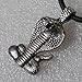 Cobra Glycon Wadjet Hood Spread Snake Cobra Viper reptile naga serpent Pewter Pendant Necklace
