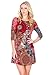 HerShe Women's 3/4 Sleeve Casual Pocket A-Line Comfy Tunic Dress