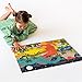 Petit Collage Floor Puzzle Dinosaur Kingdom 24 Pieces | Large Puzzle for Kids | Completed Dinosaur Puzzle Measures 18” x 24” | Makes a Great Gift Idea for Ages 3+