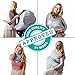 Nursing Breastfeeding Cover Scarf - Baby Car Seat Canopy, Shopping Cart, Stroller, Carseat Covers for Girls and Boys - Grey Arrows