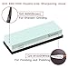Whetstone, Yododo Sharping Stone 2-IN-1 Sharpening Stone 400/1000 Grit Waterstones, Knife Sharpener Rubber Stone