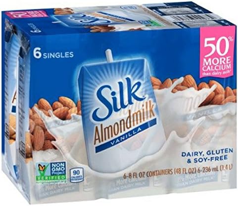 Silk Vanilla Almondmilk, 8 Ounce, 6 Count