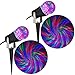 Holiday Light Show Projection Light Ribbon 2-Piece Combo Pack (RGB)